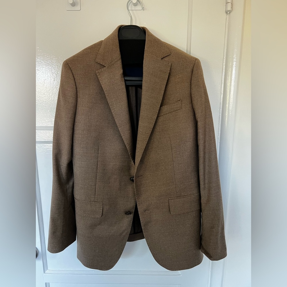 Bonobos Men’s 38R Brown Wool Jacket